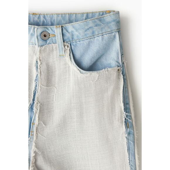 NWT H&M x Basquiat x Ev&Tela Straight Relaxed High Jeans 31 - Picture 6 of 7